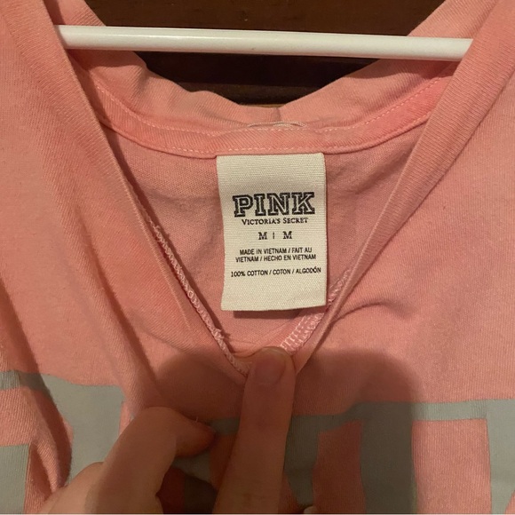 PINK Victoria's Secret Cropped Shirt - Picture 3 of 4